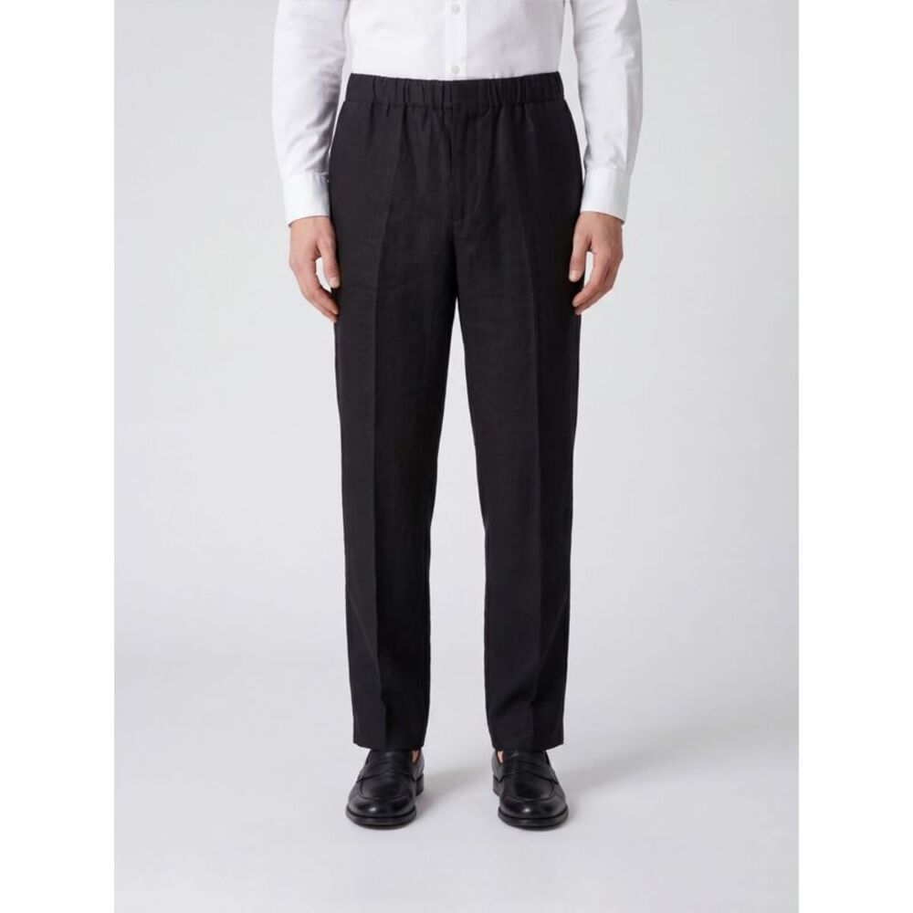 Lardini Men Lardini Linen Wide-Leg Trousers
